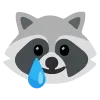 🥲 Эмодзи «raccoon emoji» для Telegram