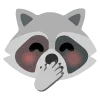 🤭 Эмодзи «raccoon emoji» для Telegram