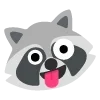 🤪 Эмодзи «raccoon emoji» для Telegram