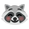 😊 Эмодзи «raccoon emoji» для Telegram