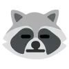 😐 Эмодзи «raccoon emoji» для Telegram