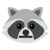 😐 Эмодзи «raccoon emoji» для Telegram