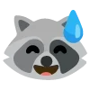 😅 Эмодзи «raccoon emoji» для Telegram