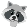 🤔 Эмодзи «raccoon emoji» для Telegram