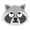 🙄 Эмодзи «raccoon emoji» для Telegram