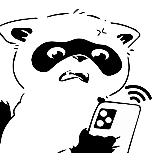 🤬 Эмодзи «От енота о Р??оте» для Telegram