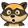 🤨 Эмодзи «енот Андрей» для Telegram