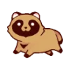 🐾 Эмодзи «raccoons» для Telegram