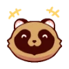😇 Эмодзи «raccoons» для Telegram