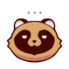 😑 Эмодзи «raccoons» для Telegram