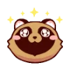 🥹 Эмодзи «raccoons» для Telegram