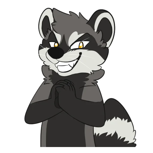 Стикерпак Raccoons для Telegram — скачать