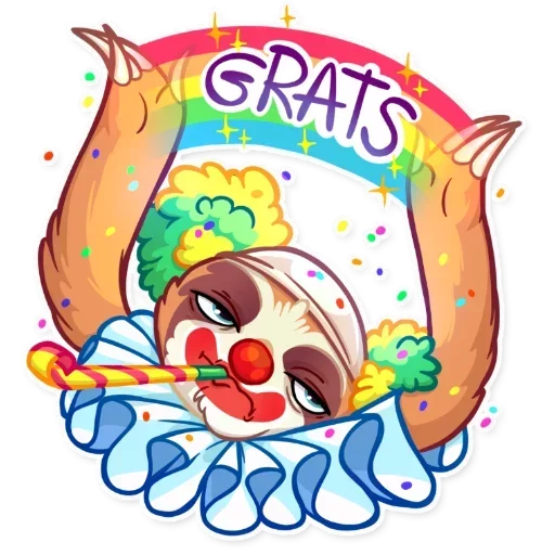 🌈 Стикер «Rainbow Emotions» для Telegram