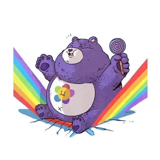 🌈 Стикер «Rainbow Emotions» для Telegram