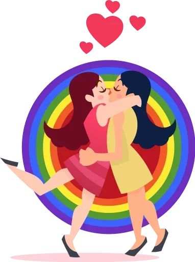 🌈 Стикер «Rainbow Emotions» для Telegram