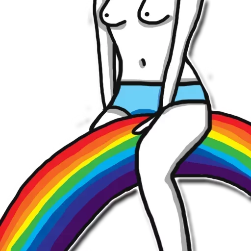 🌈 Стикер «Rainbow Emotions» для Telegram