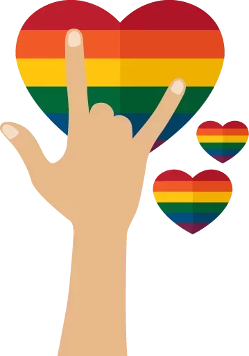 🌈 Стикер «Rainbow Emotions» для Telegram
