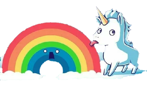 🌈 Стикер «Rainbow Emotions» для Telegram