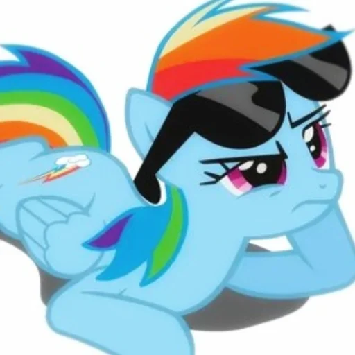 🌈 Стикер «Rainbow Dash» для Telegram