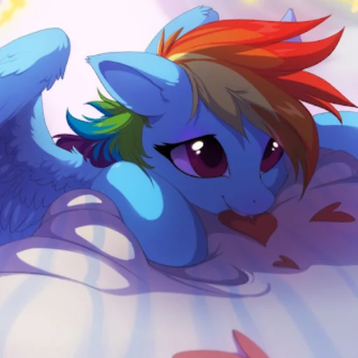 🌈 Стикер «Rainbow Dash» для Telegram