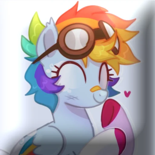 🌈 Стикер «Rainbow Dash» для Telegram