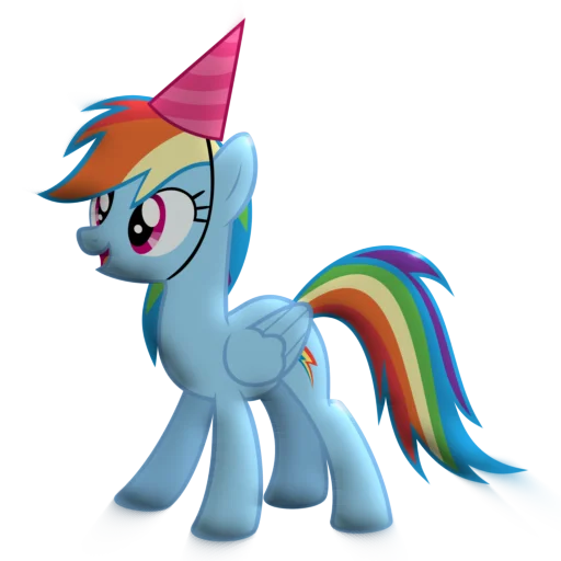 🌈 Стикер «Rainbow Dash» для Telegram