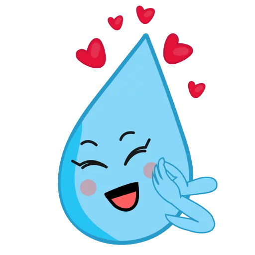 😍 Стикер «Raindrops» для Telegram