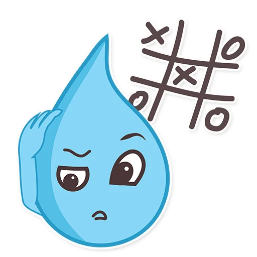 🤔 Стикер «Raindrops» для Telegram