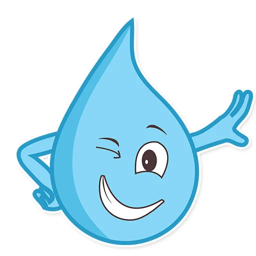 😉 Стикер «Raindrops» для Telegram