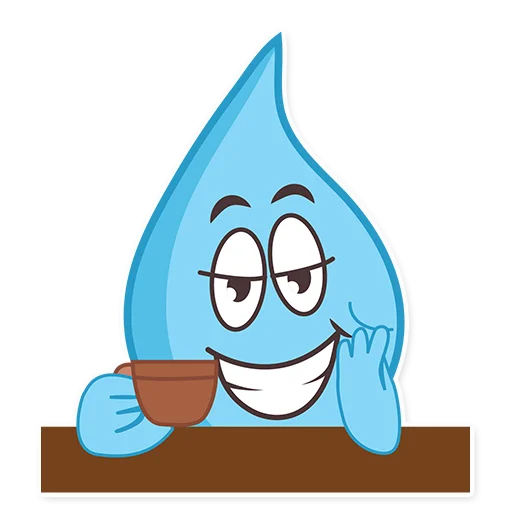 😏 Стикер «Raindrops» для Telegram