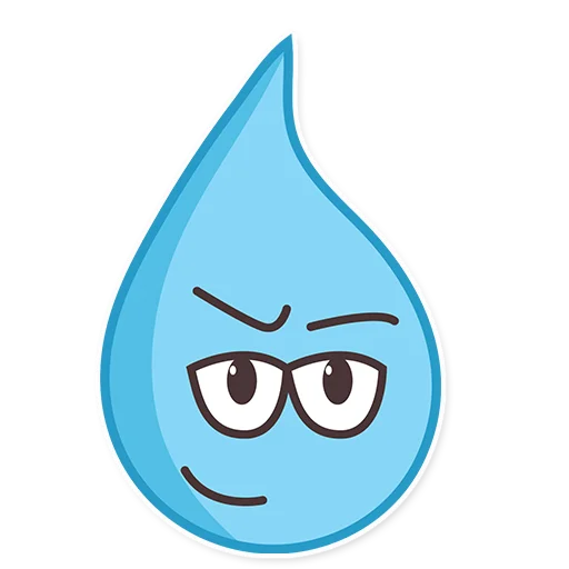 🤨 Стикер «Raindrops» для Telegram