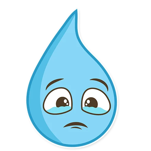 😢 Стикер «Raindrops» для Telegram