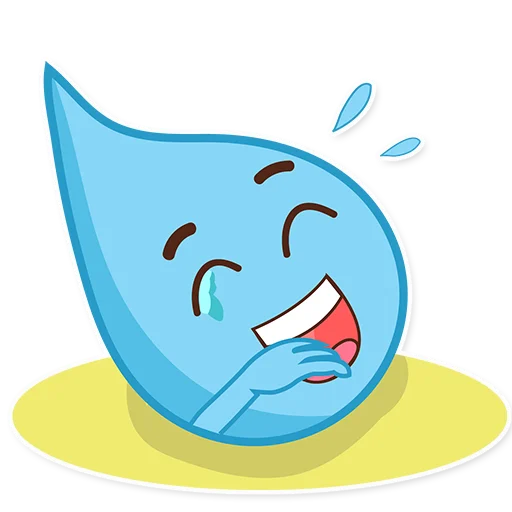 😂 Стикер «Raindrops» для Telegram