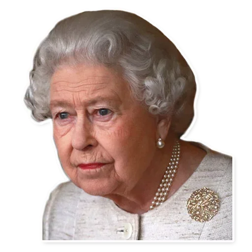 😕 Стикер «Rainha Elizabeth» для Telegram