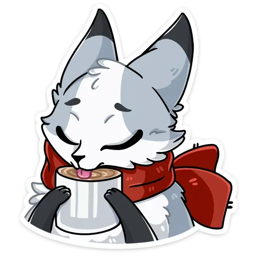 ☕️ Стикер «Ginger Рейни» для Telegram