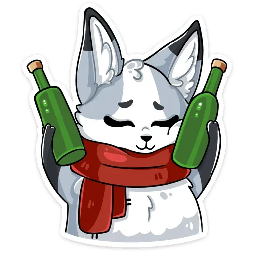 🍾 Стикер «Ginger Рейни» для Telegram