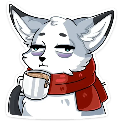 ☕️ Стикер «Ginger Рейни» для Telegram