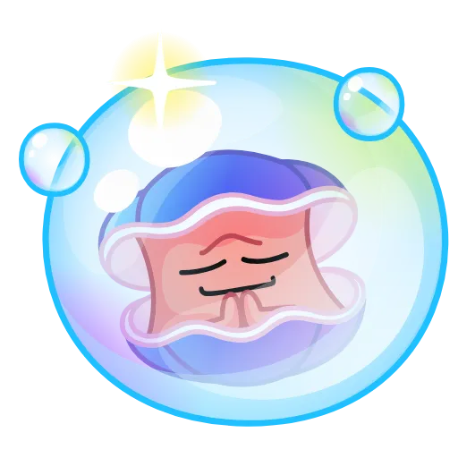 🤩 Стикер «Ракушка» для Telegram