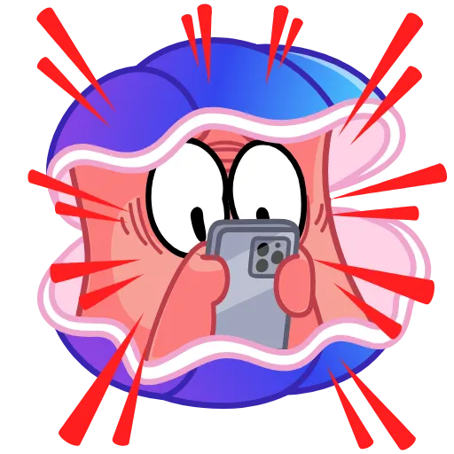 🤩 Стикер «Ракушка» для Telegram