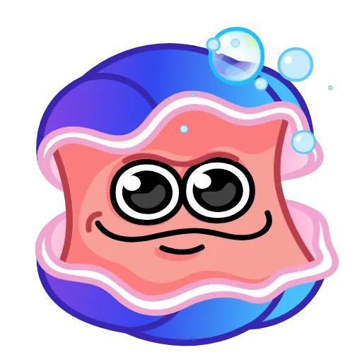 🤩 Стикер «Ракушка» для Telegram