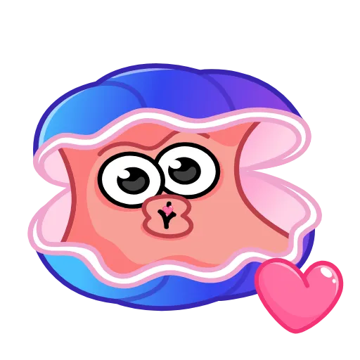 🤩 Стикер «Ракушка» для Telegram