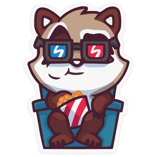 🍿 Эмодзи «Ральф» для Telegram