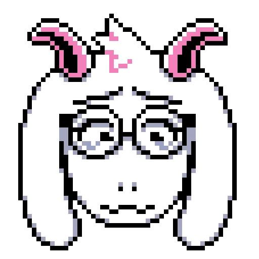 🥺 Стикер «Ralsei i przyjaciele» для Telegram