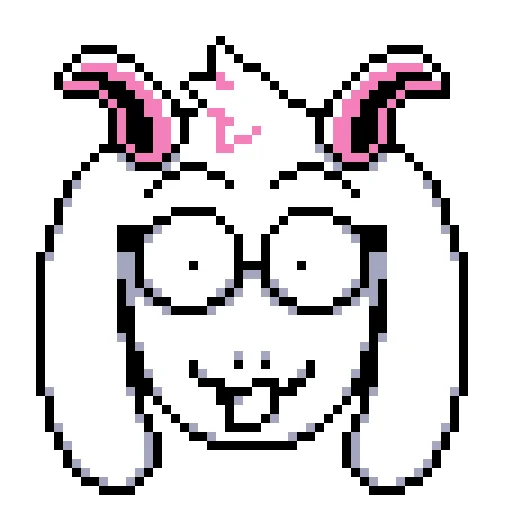 🥴 Стикер «Ralsei i przyjaciele» для Telegram