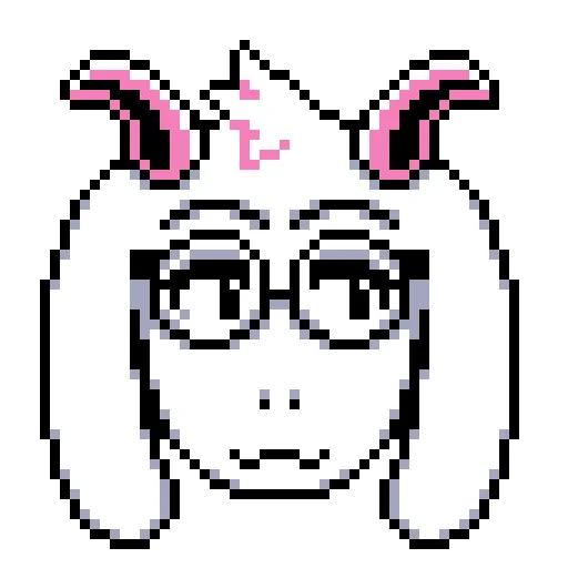 👀 Стикер «Ralsei i przyjaciele» для Telegram