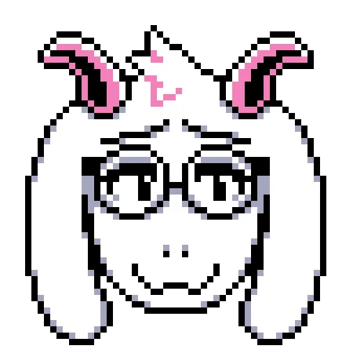 👀 Стикер «Ralsei i przyjaciele» для Telegram