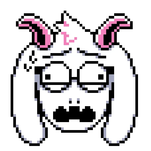 😫 Стикер «Ralsei i przyjaciele» для Telegram