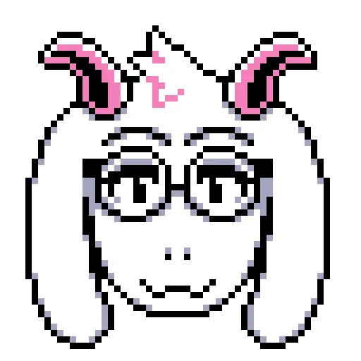 😶 Стикер «Ralsei i przyjaciele» для Telegram