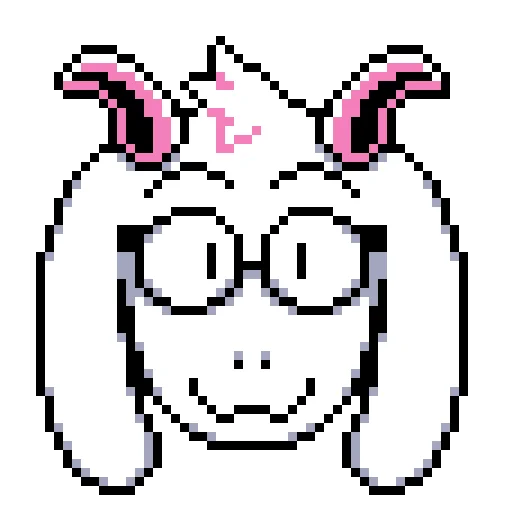 👀 Стикер «Ralsei i przyjaciele» для Telegram