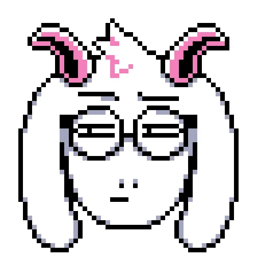 🤨 Стикер «Ralsei i przyjaciele» для Telegram